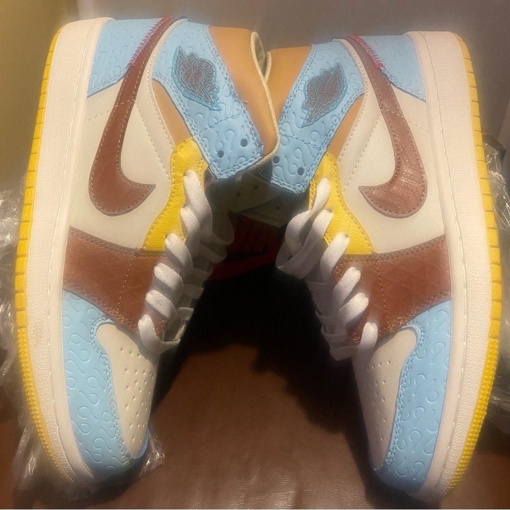 Jordan 1 Mid SE (Fearless Maison Chateau Rouge)